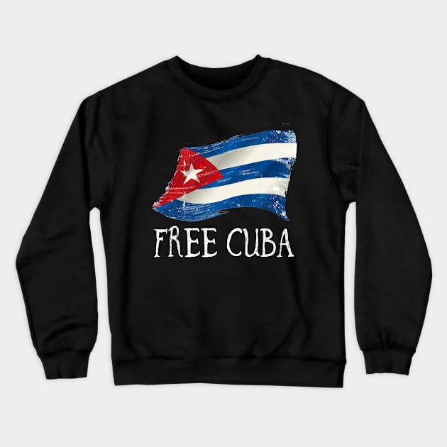 Free Cuba Crewneck Sweatshirt by Doc Maya